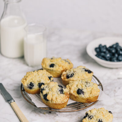 Vegan Lemon Blueberry Friand 6pk